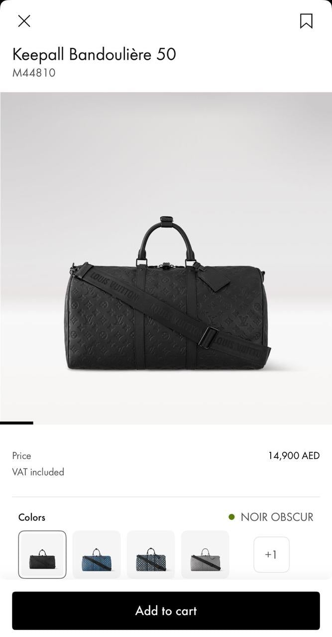Louis Vuitton Duffle Bag