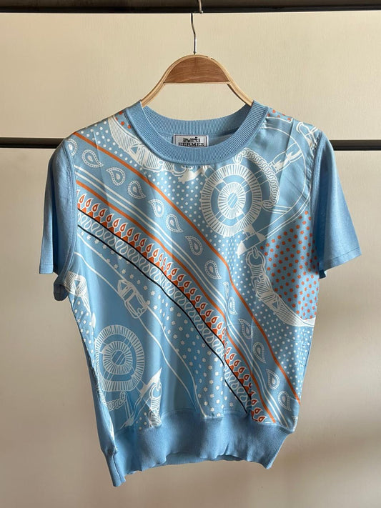 Hermes Silk T-Shirt