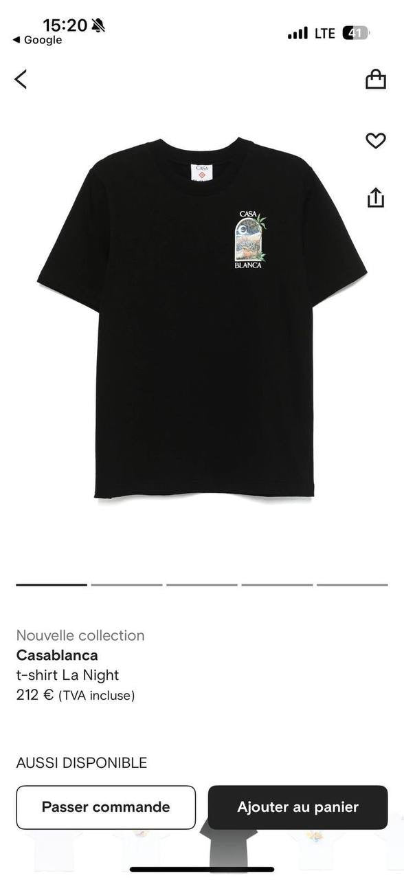 Casablanca T-Shirt 2 colors