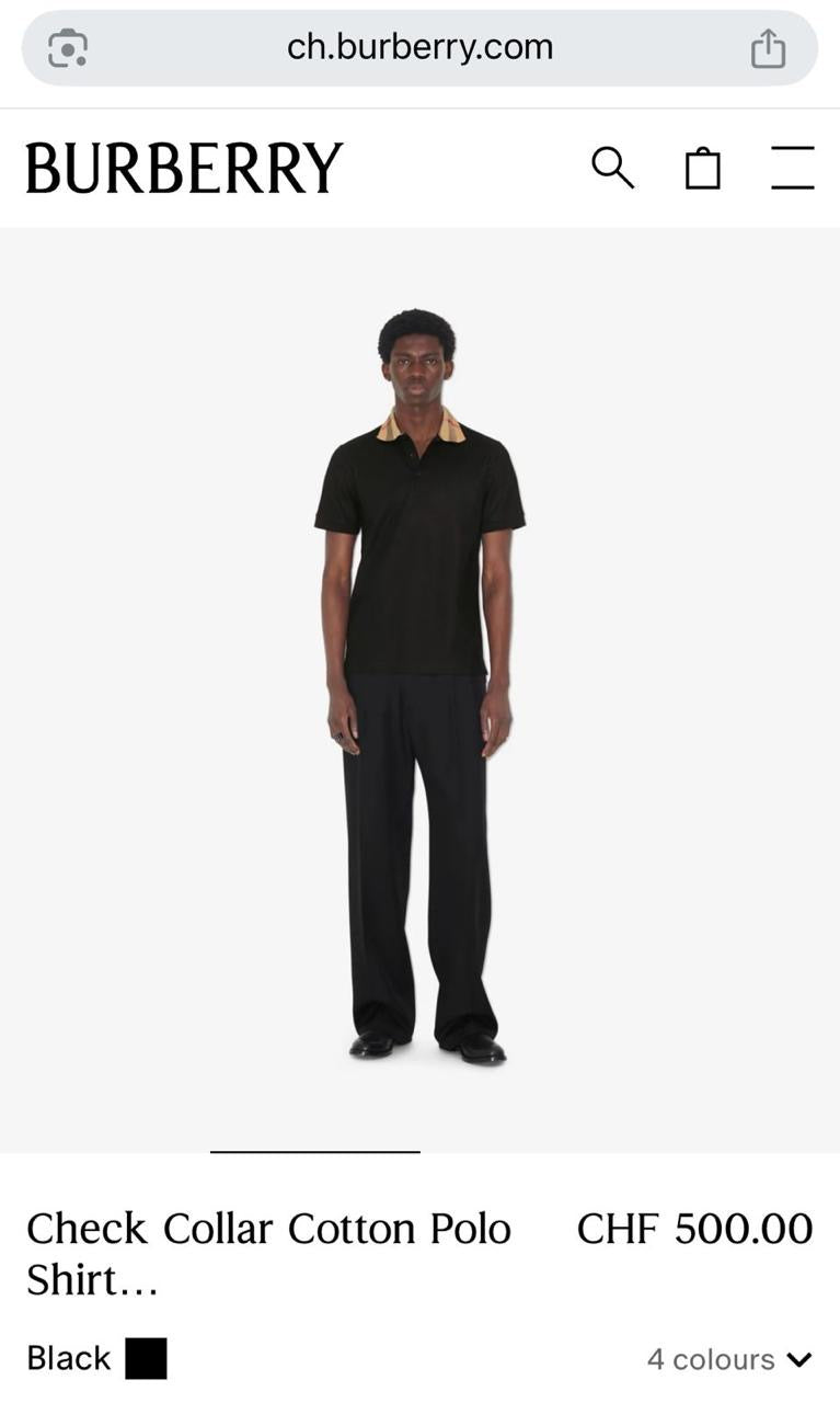 Burberry Polo Shirt 3 colors