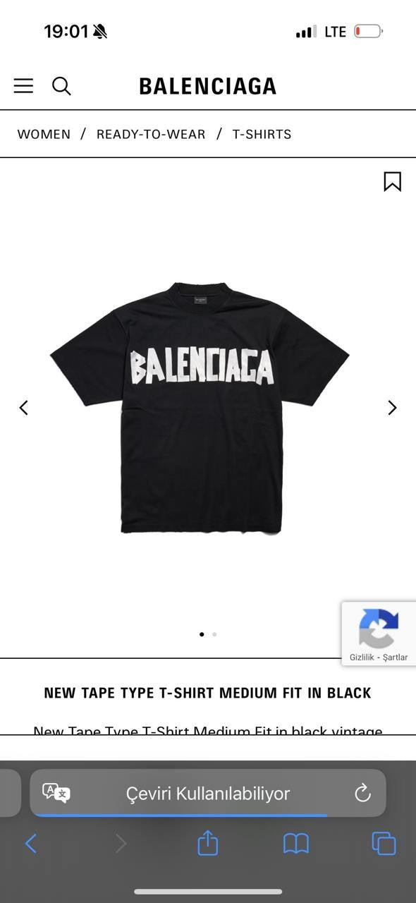 Balenciaga T-Shirt 2 colors
