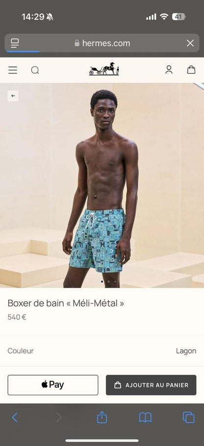 Hermes Swimming Short