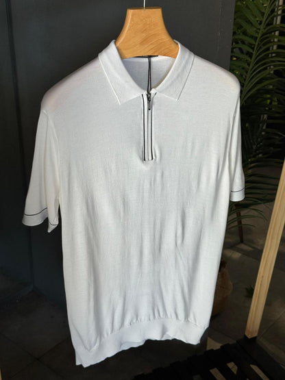 Loro Piana Zipper Polo Shirt 5 colors