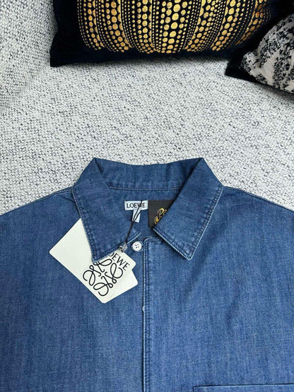 Loewe Short Sleeve Denim Shirt