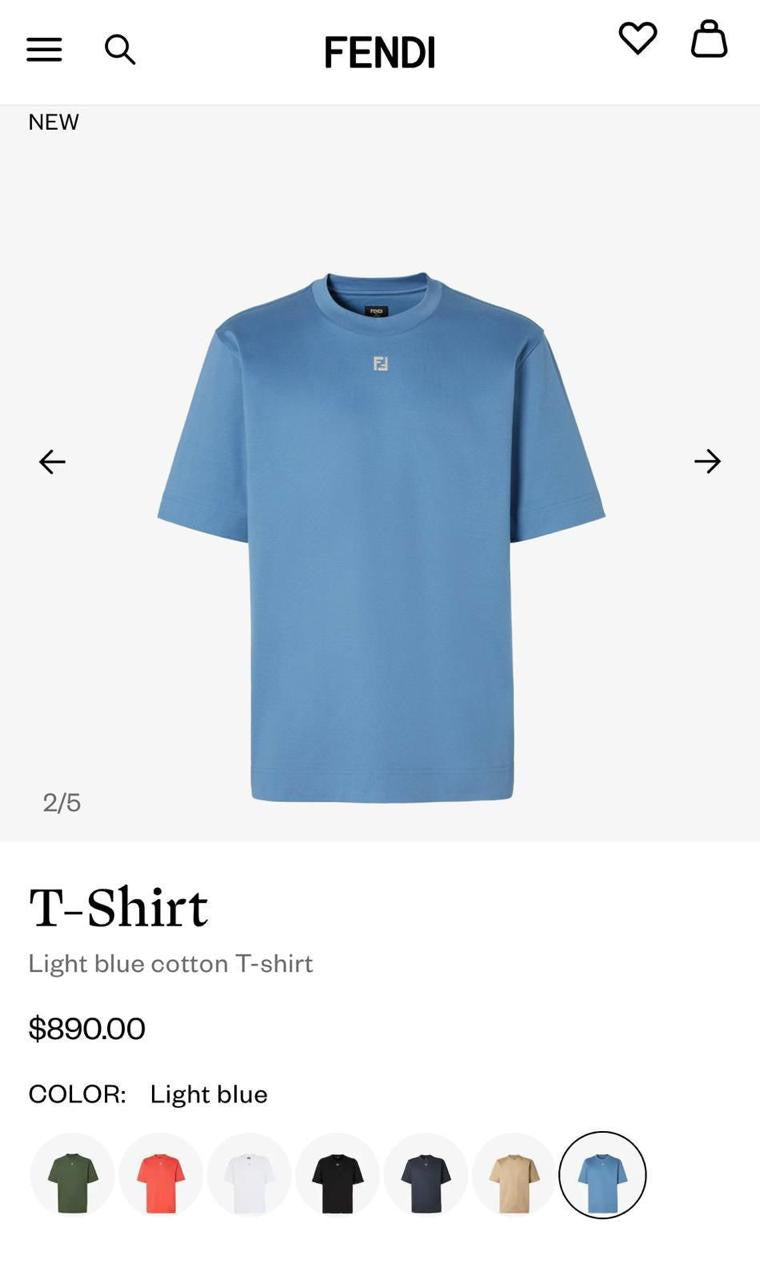 Fendi T-Shirt 6 colors