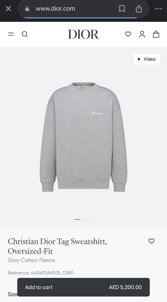 Dior Swearshirts