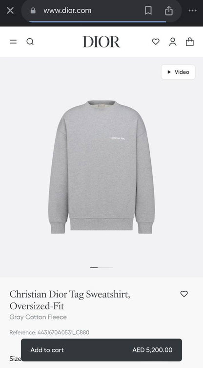 Dior Swearshirts