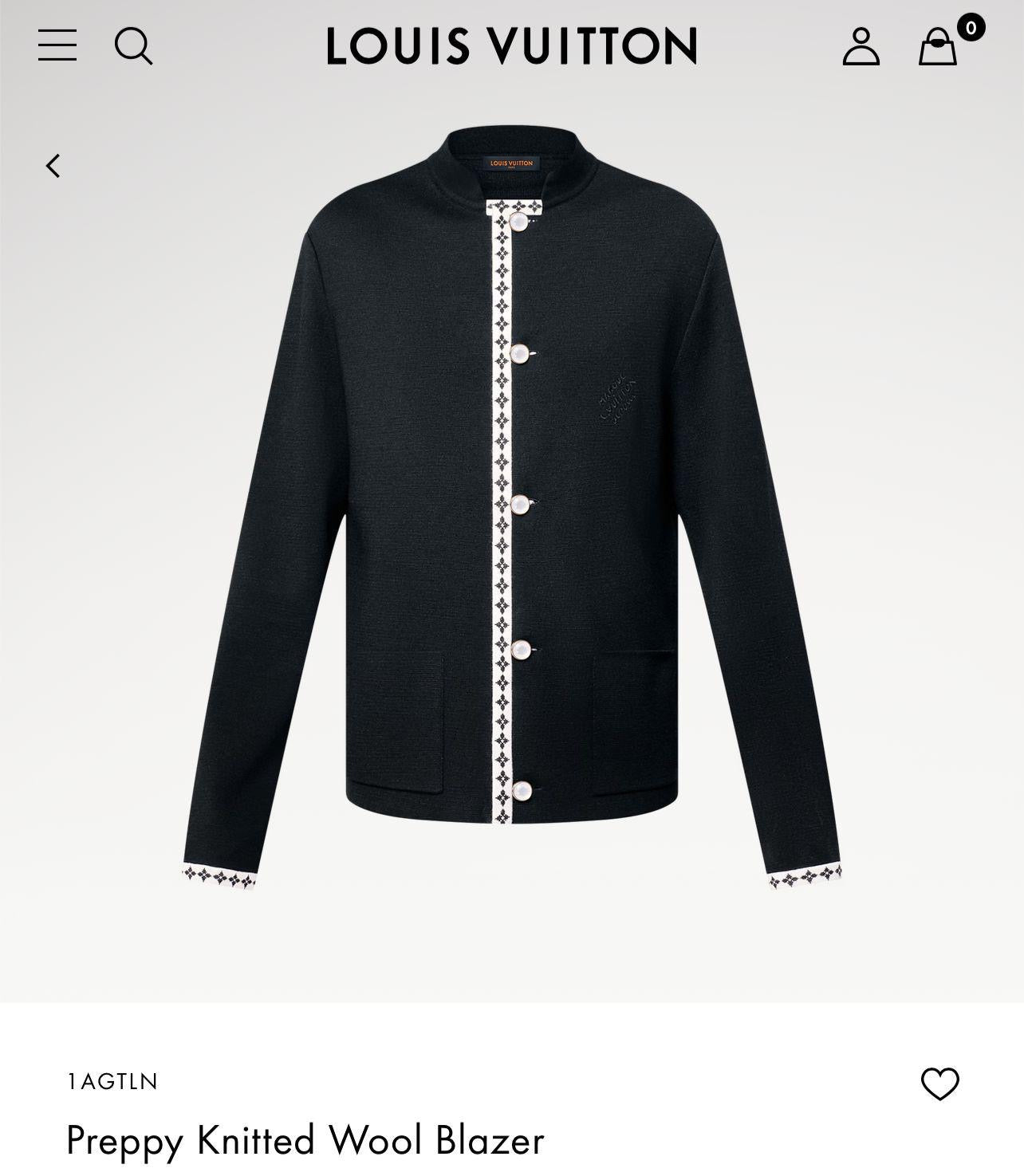 Louis Vuitton Wool Blazer