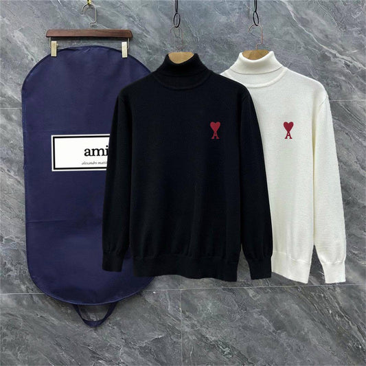 AMI High Neck Sweater