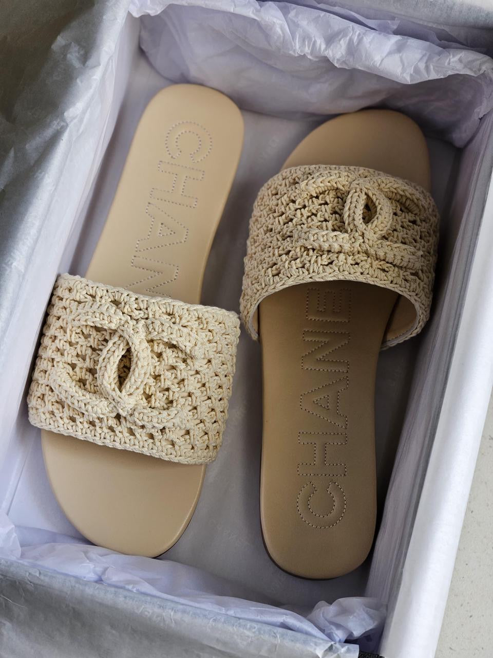 Chanel Slippers 3 colors