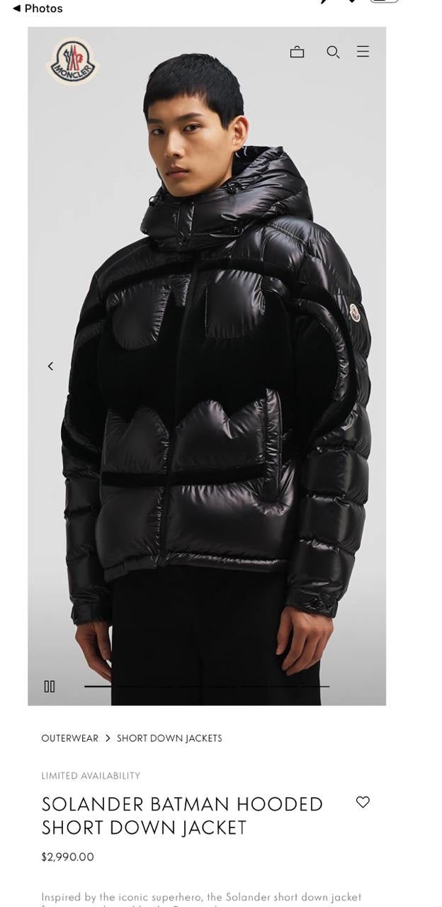 Moncler x Batman Jacket