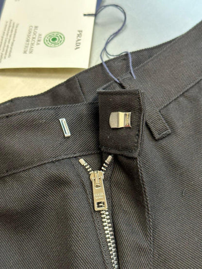 Prada Triangle Logo Bermuda Shorts