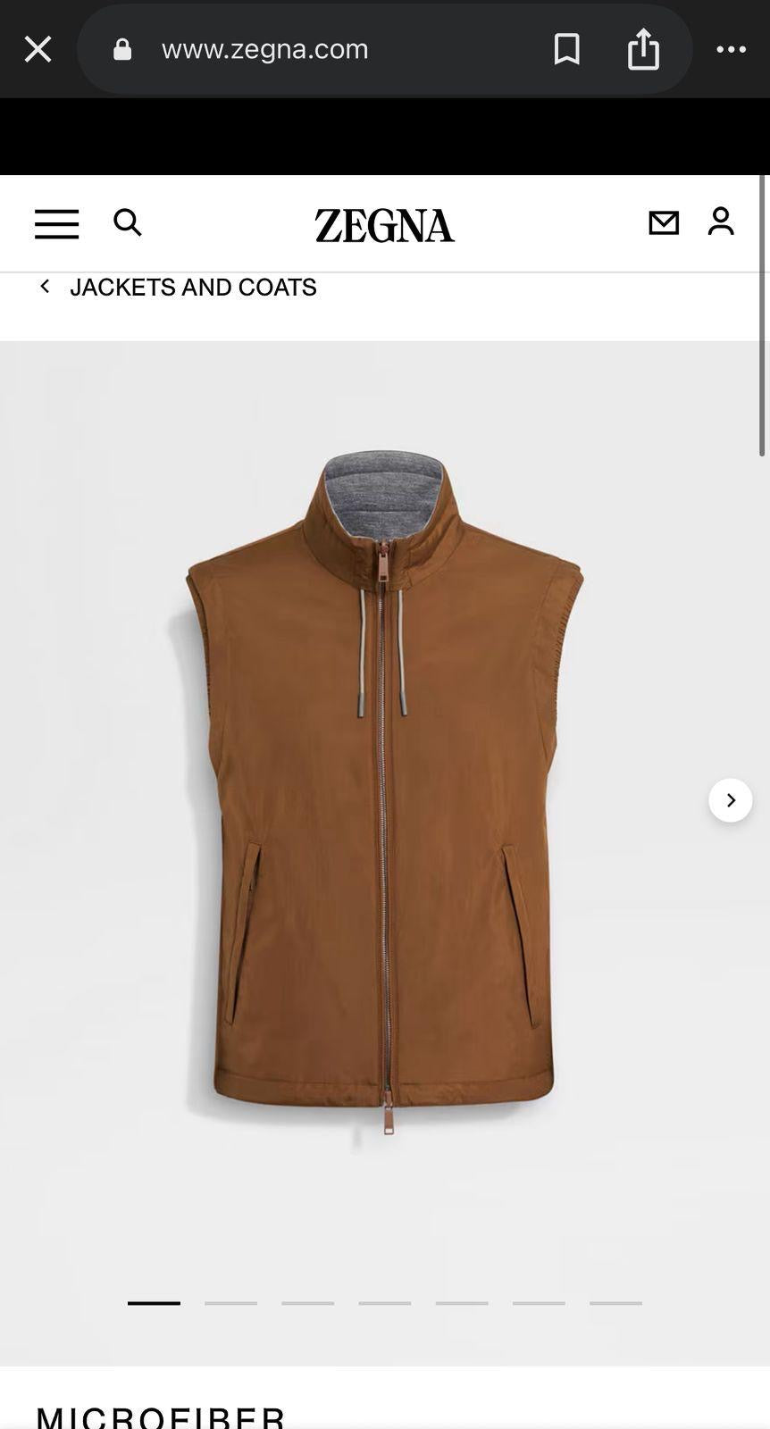 Zegna Reversible Vest