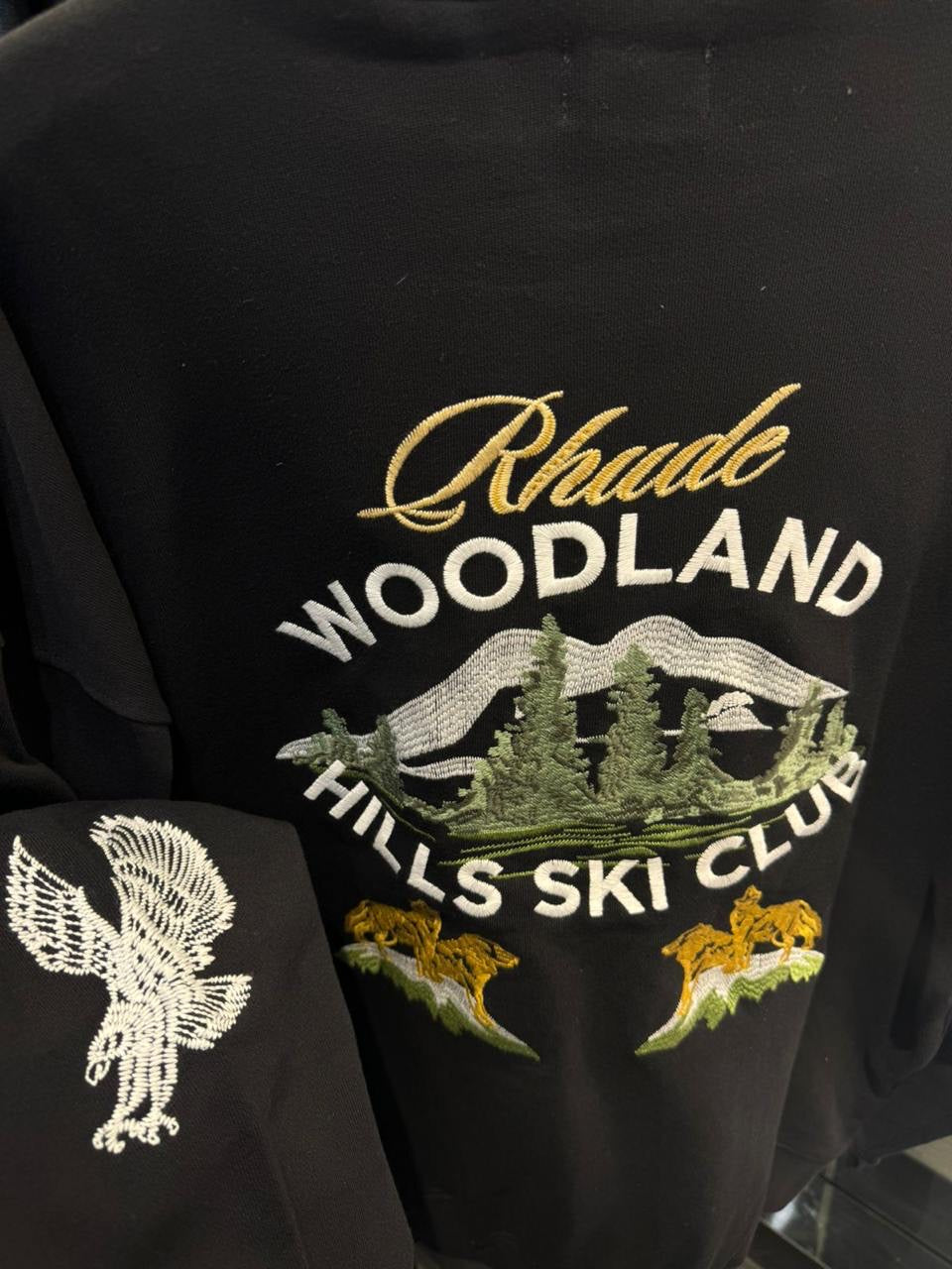 Rhude embroidered Hoodie