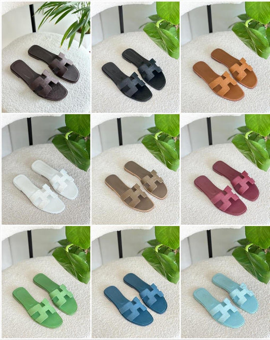 Hermes Slippers 9 colors