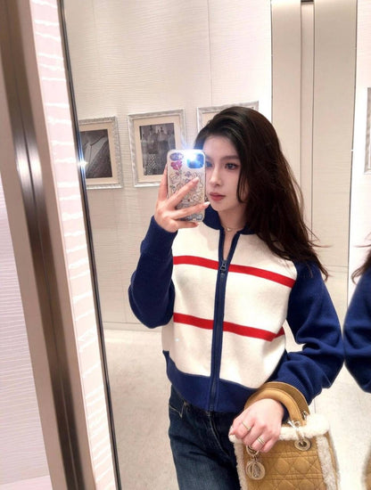 Dior Zipper Sweaters