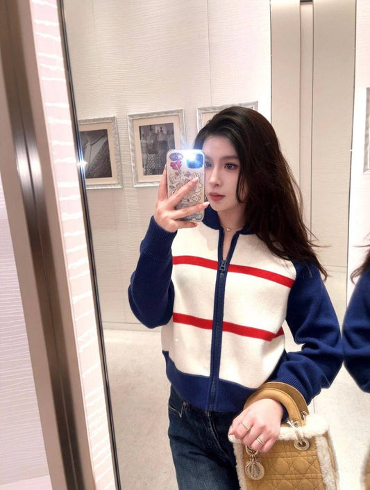 Dior Zipper Sweaters