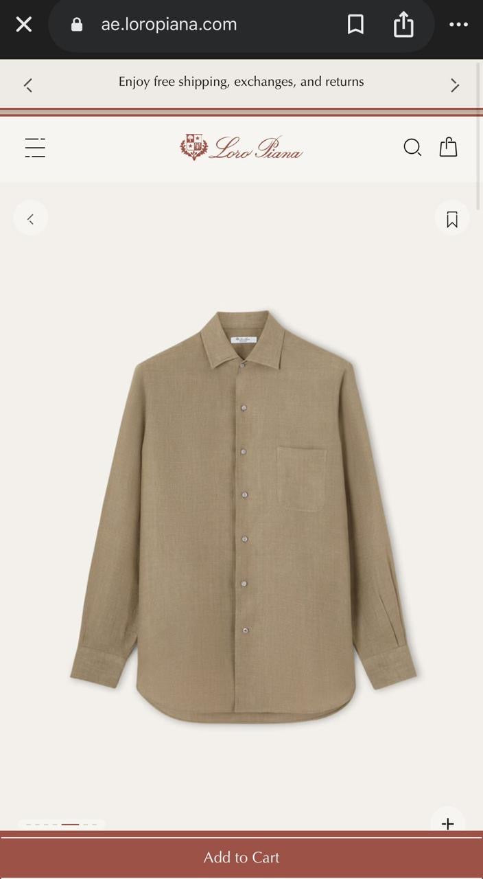 Loro Piana Shirt 5 colors