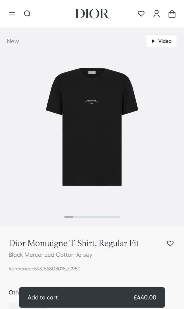 Dior T-Shirt 2 colors