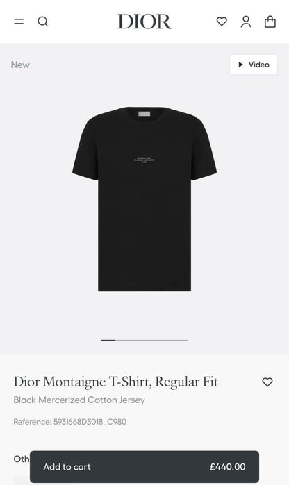 Dior T-Shirt 2 colors