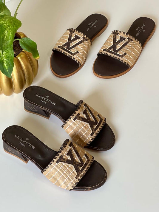 Louis Vuitton Heels & Slipper 4 colors