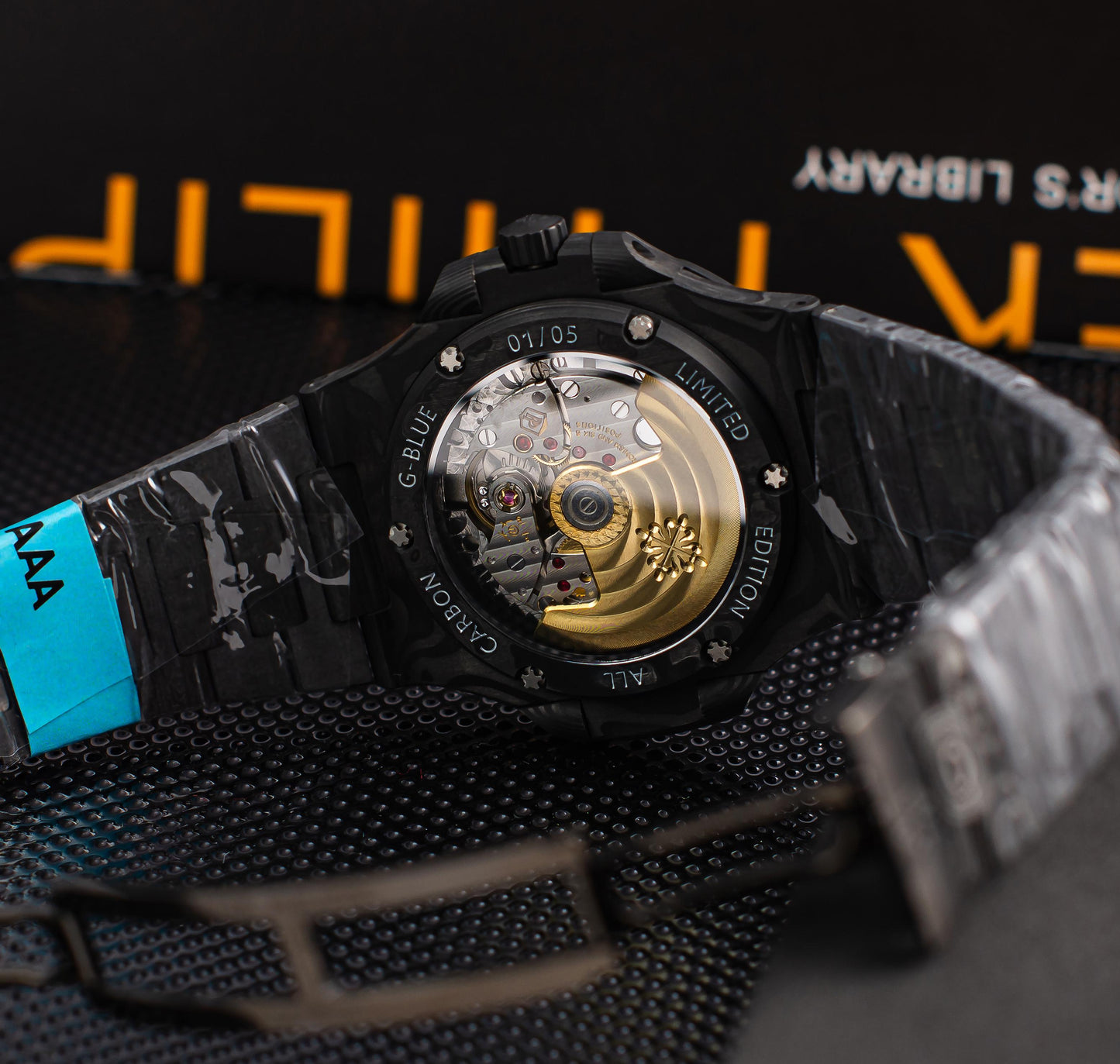 Patek Philippe DiW Carbon Nautilus 2 Colors