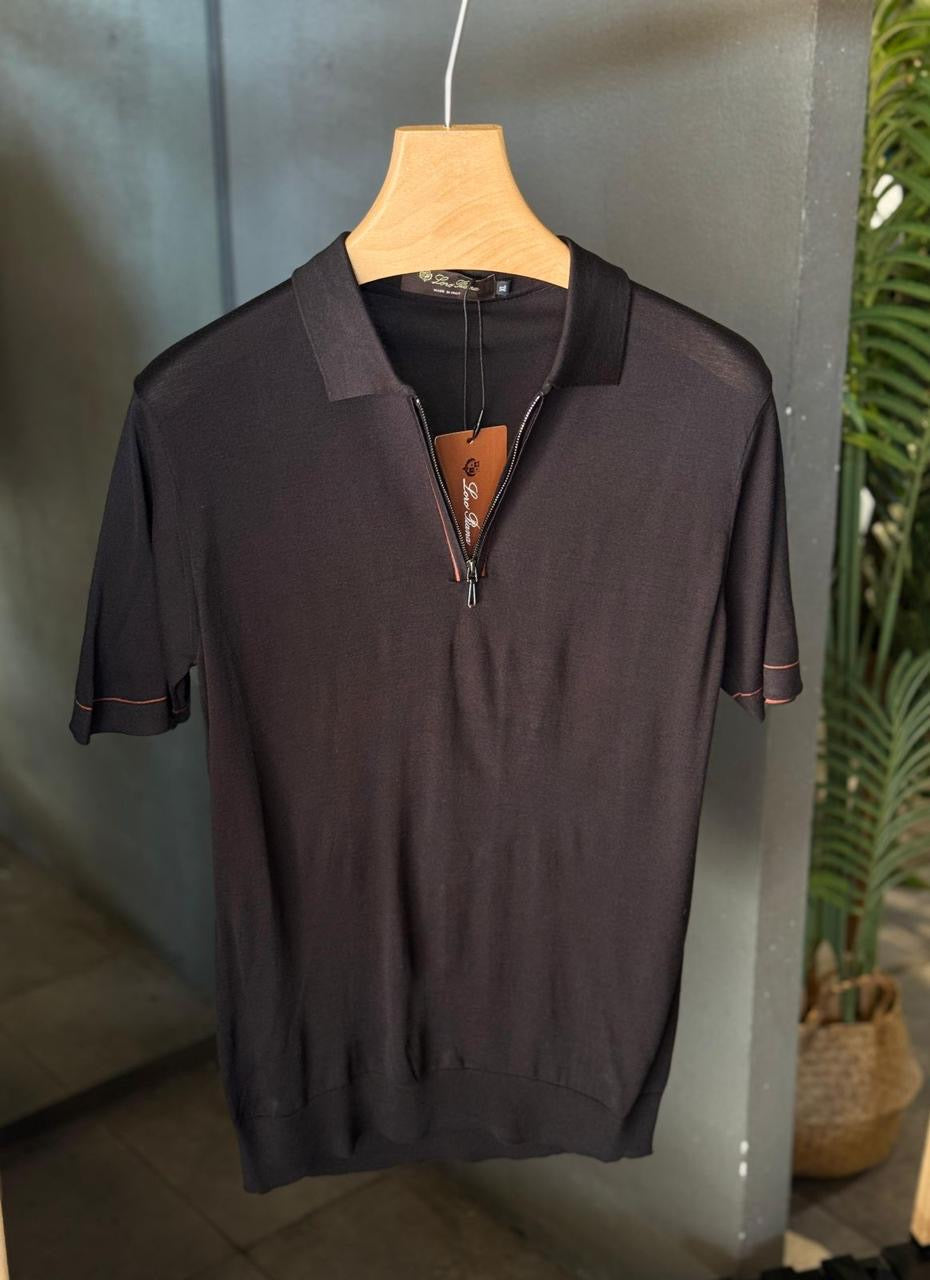 Loro Piana Zipper Polo Shirt 5 colors