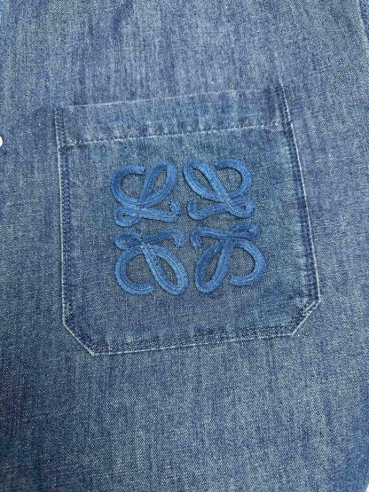 Loewe Short Sleeve Denim Shirt