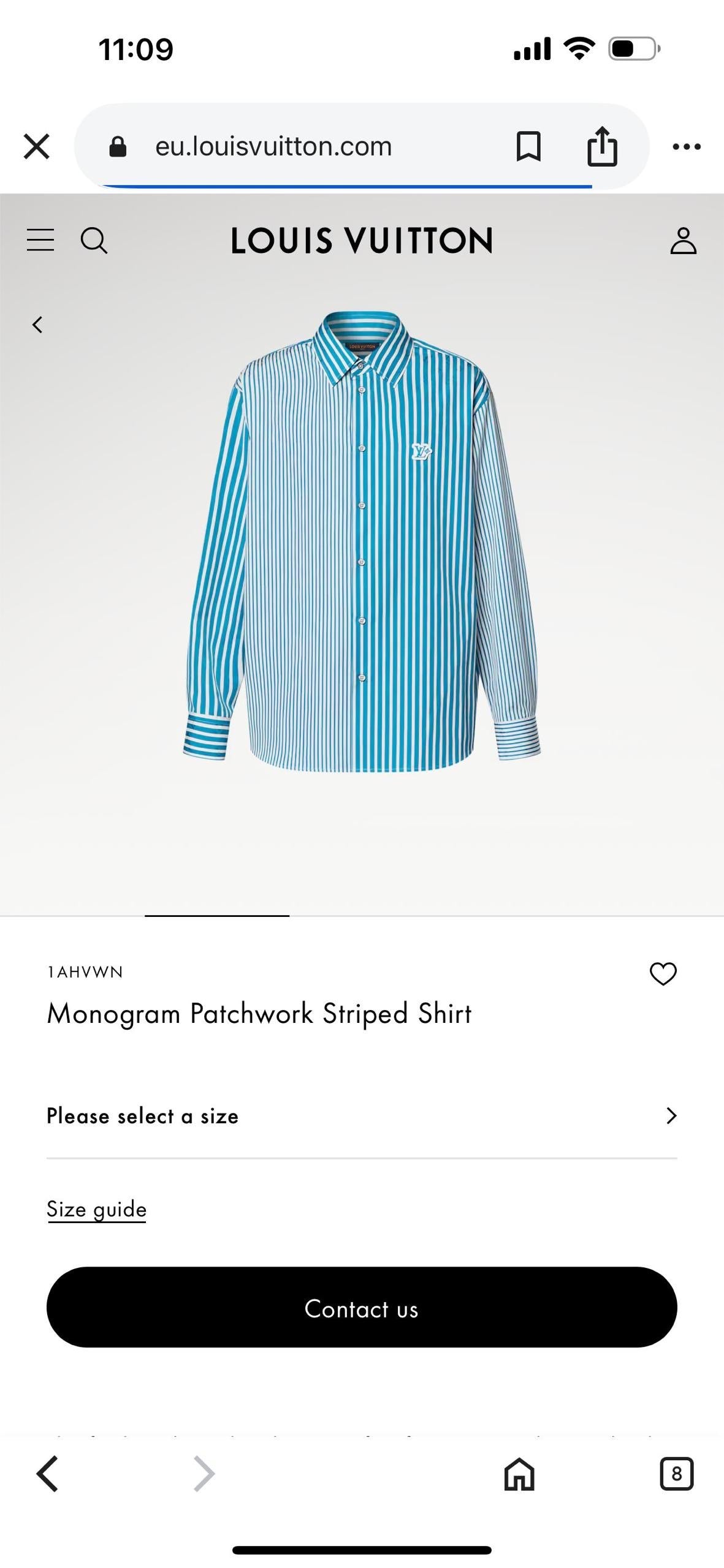 Louis Vuitton Long Sleeve Shirt