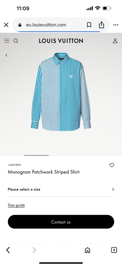 Louis Vuitton Long Sleeve Shirt