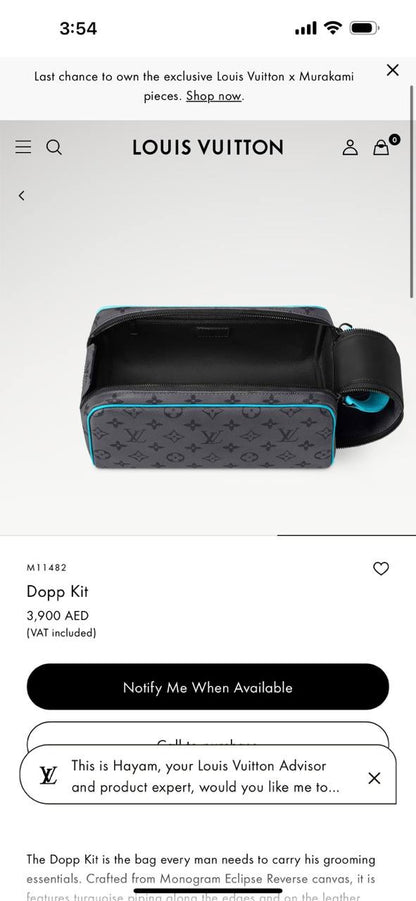 Louis Vuittin Pouch (VIP Quality) 3 colors