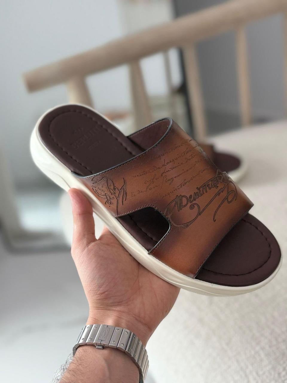 Berluti Shadow Slippers