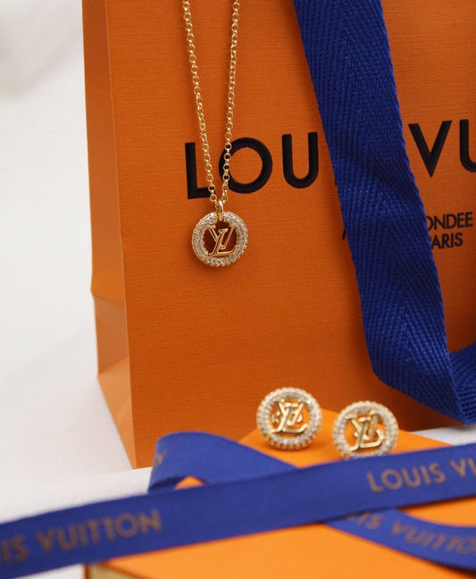 Louis Vuitton Necklace & Earrings