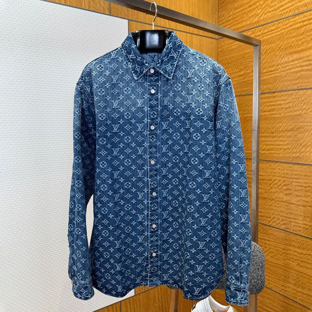Louis Vuitton Long Sleeve Denim Shirt