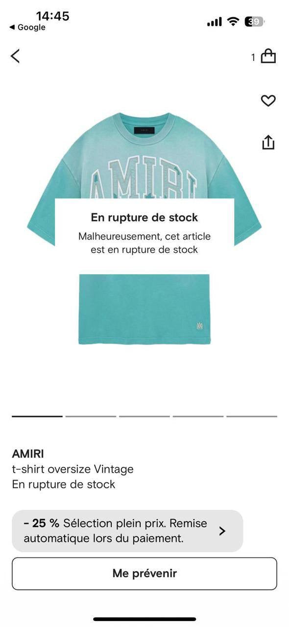 Amiri T-Shirt 3 colors