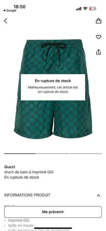 Gucci Short 3 colors