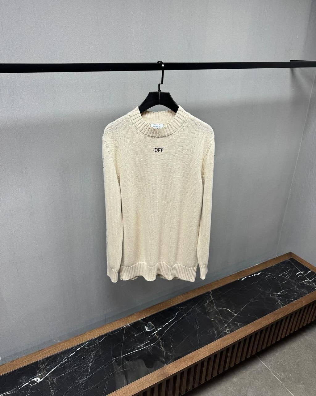 Off White Sweater 4 colors