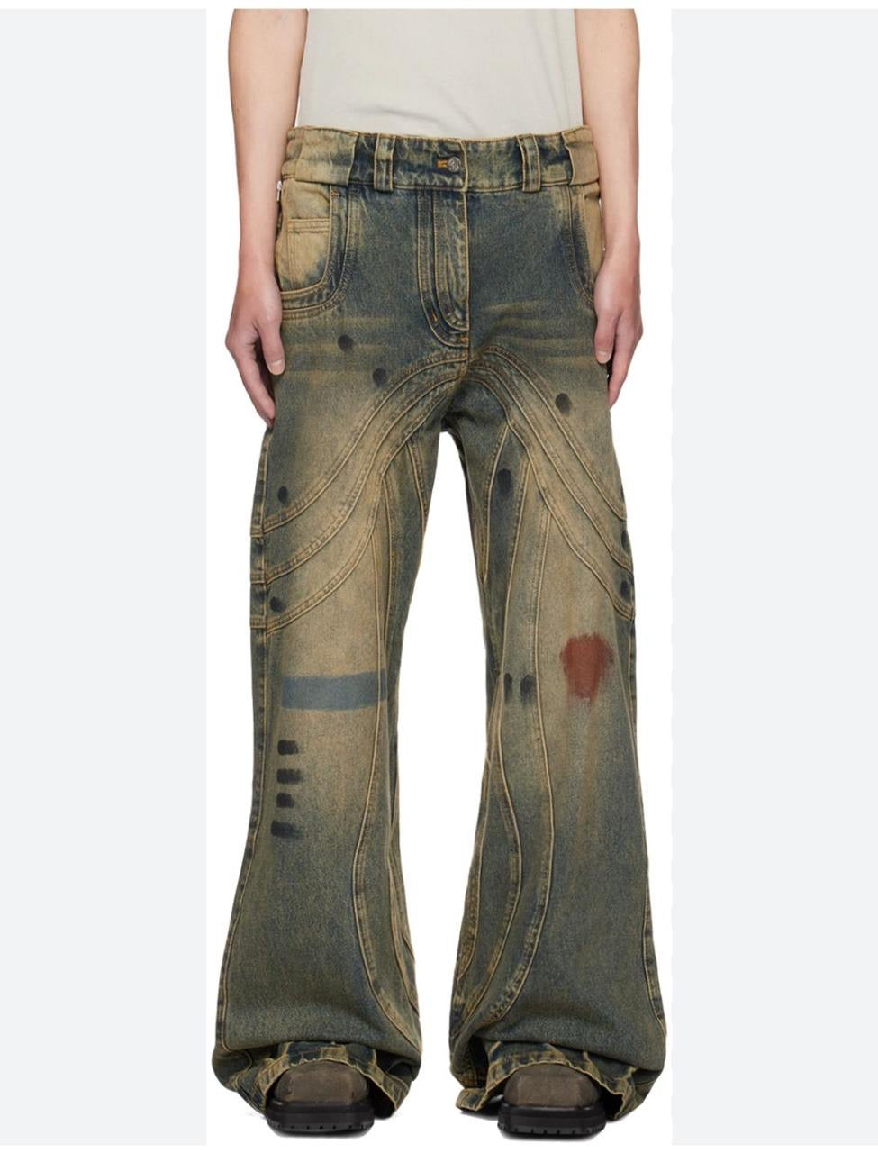 No Faith Studios Jeans Pants 2 colors