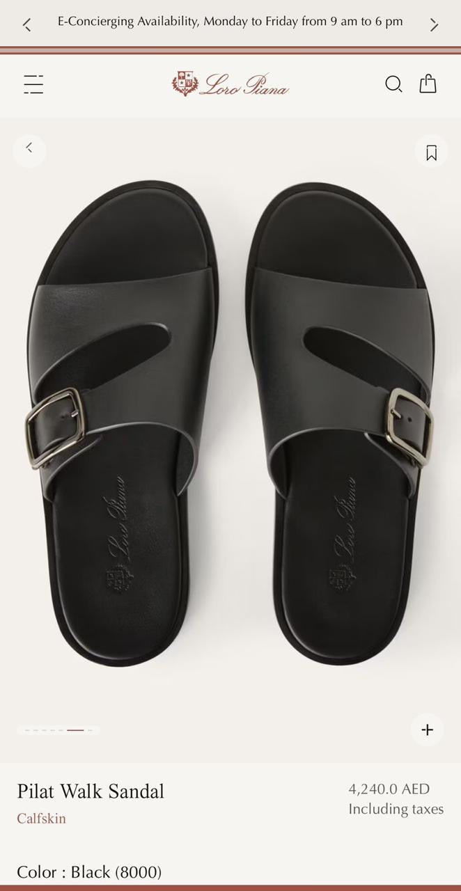 Loro Piana Slippers 3 colors