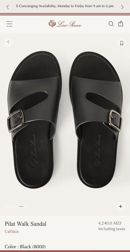 Loro Piana Slippers 3 colors