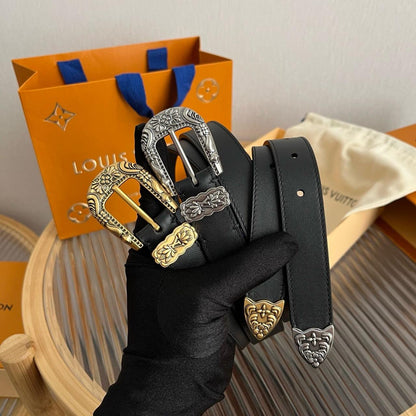 Louis Vuitton Belts 2 colors