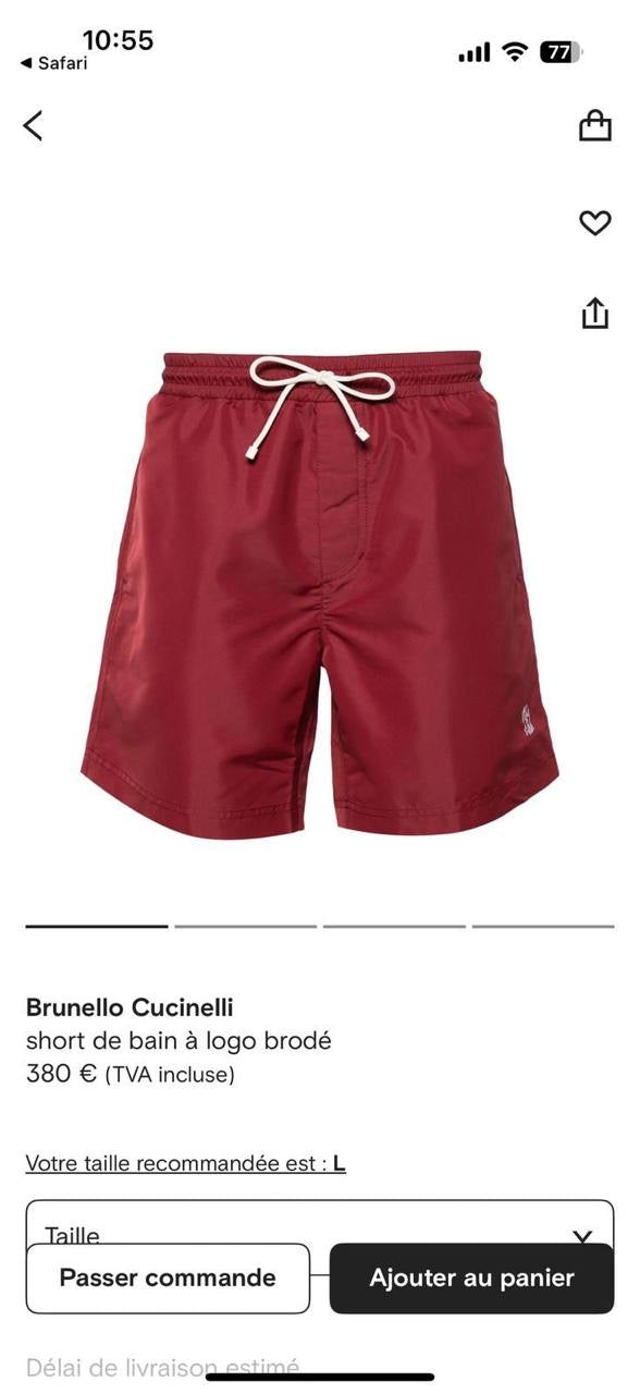 Brunello Cucinelli Short 5 colors