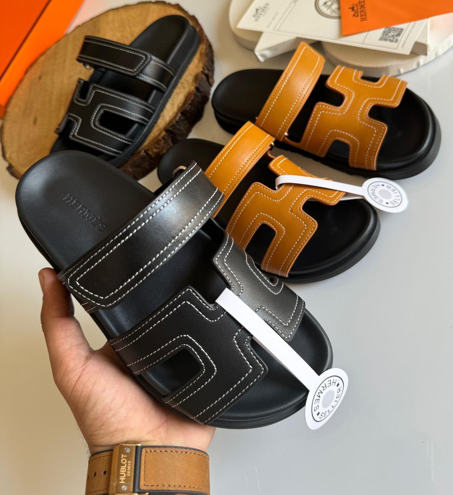 Hermes Slippers 2 colors