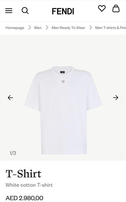 Fendi T-Shirt 3 colors