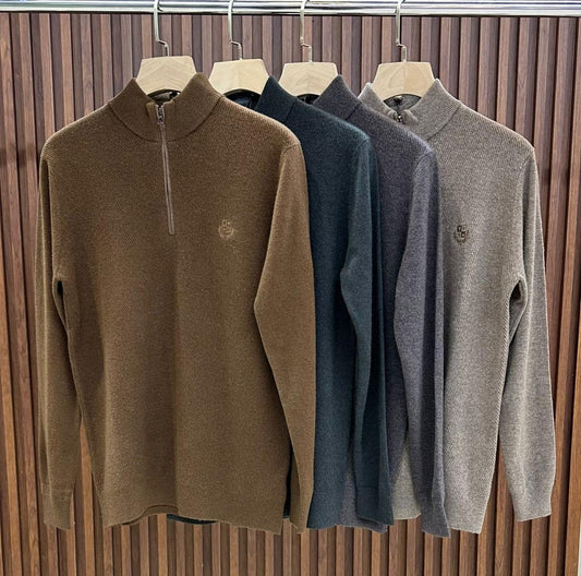 Loro Piana Half Zip Sweater 4 colors