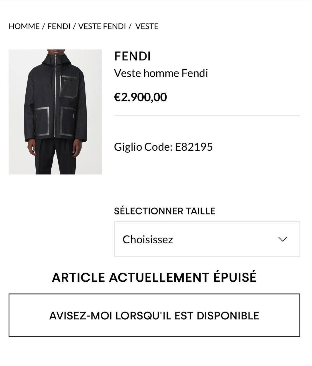Fendi Reversible Jacket