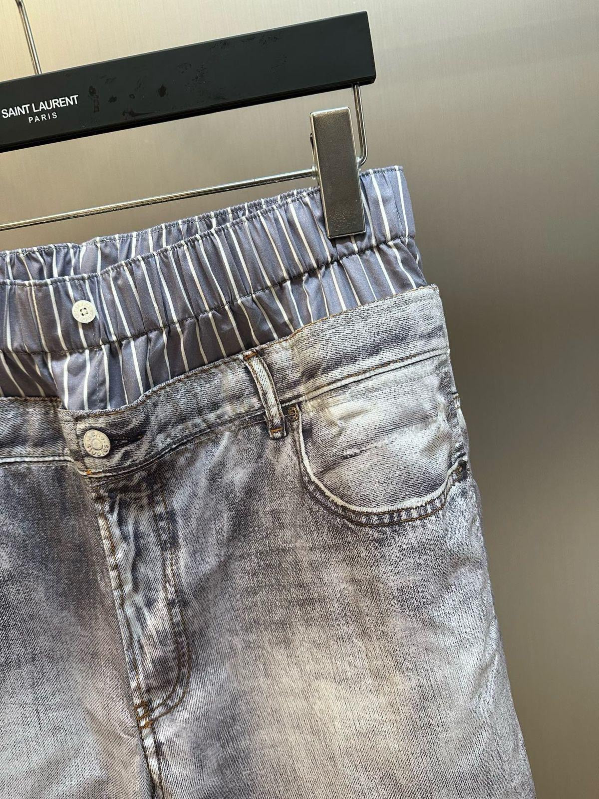 Acne Studios Wide Leg Jeans Pants