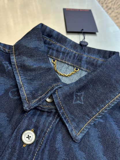 Louis Vuitton Denim Short Sleeve Shirt