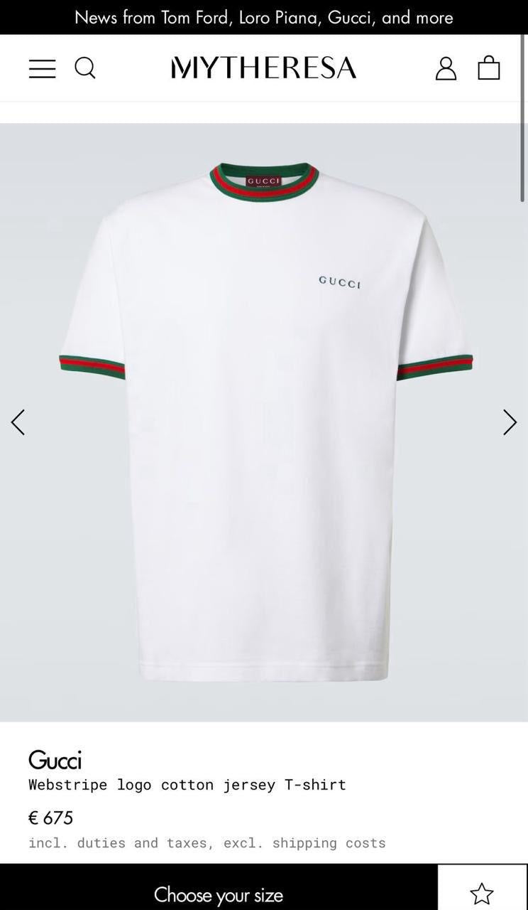 Gucci Cotton T-Shirt