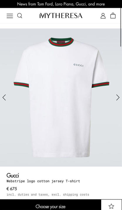 Gucci Cotton T-Shirt